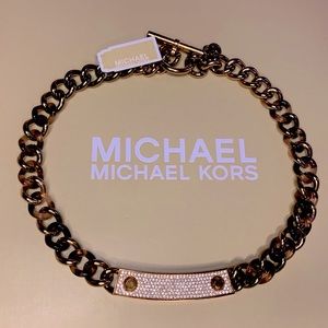 NWT Michael Kors MKJ4323791 Rose Gold Necklace